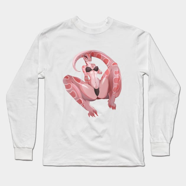 Corn Snake Long Sleeve T-Shirt by Annaklava